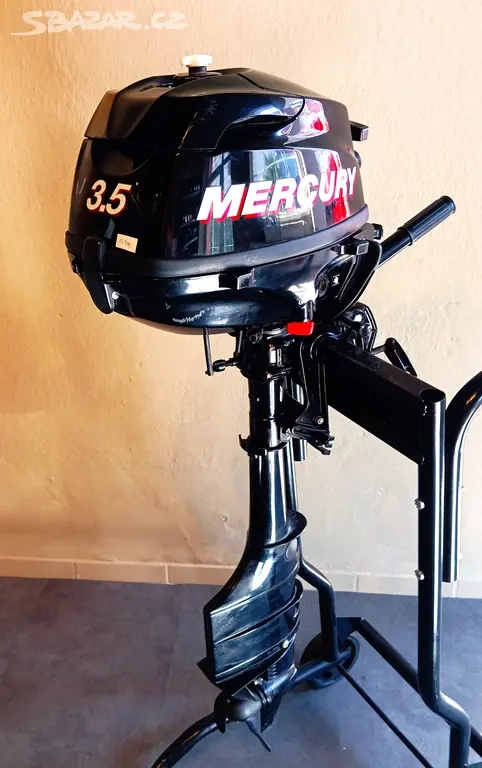 Lodní motor Mercury3,5 Hp, - dlouhá noha
