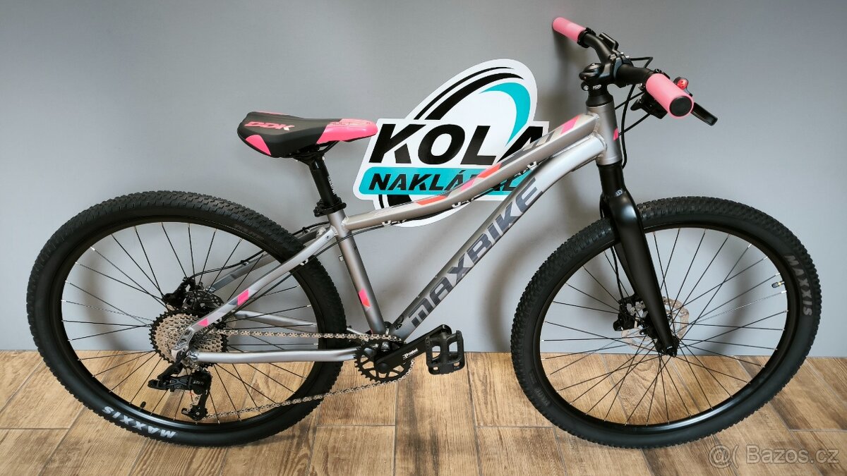 Maxbike Lady 27,5 2025 šedý mat+růžová