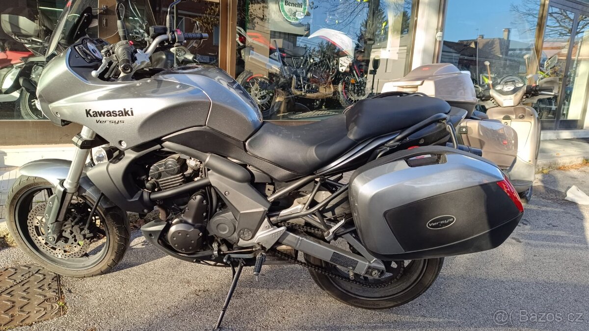 Kawasaki Versys 650 (2009) origo kufry, velmi pěkná