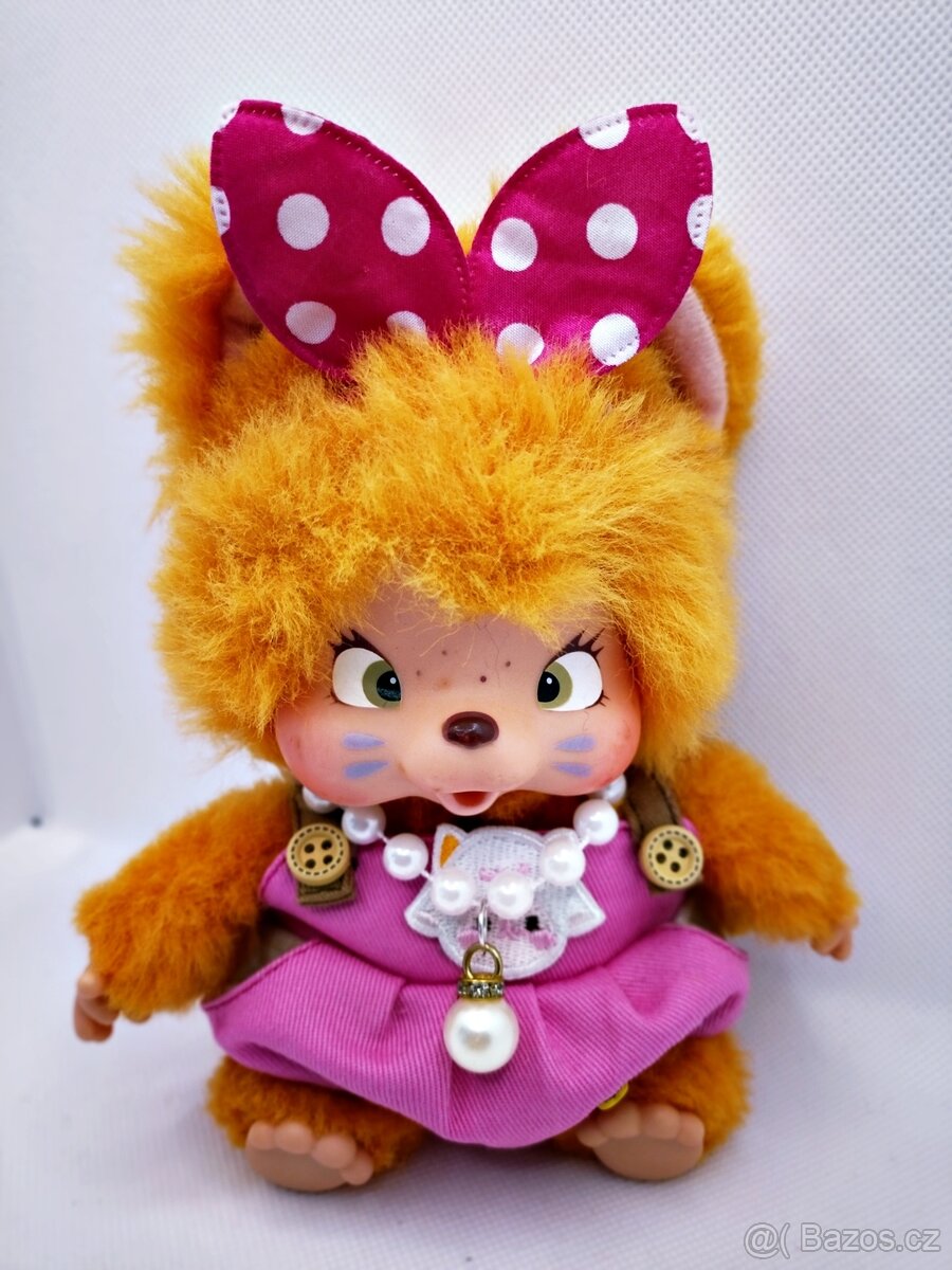 💖Mončičák monchichi, monchhichi vzácné Nyamy kotě FUCHSI