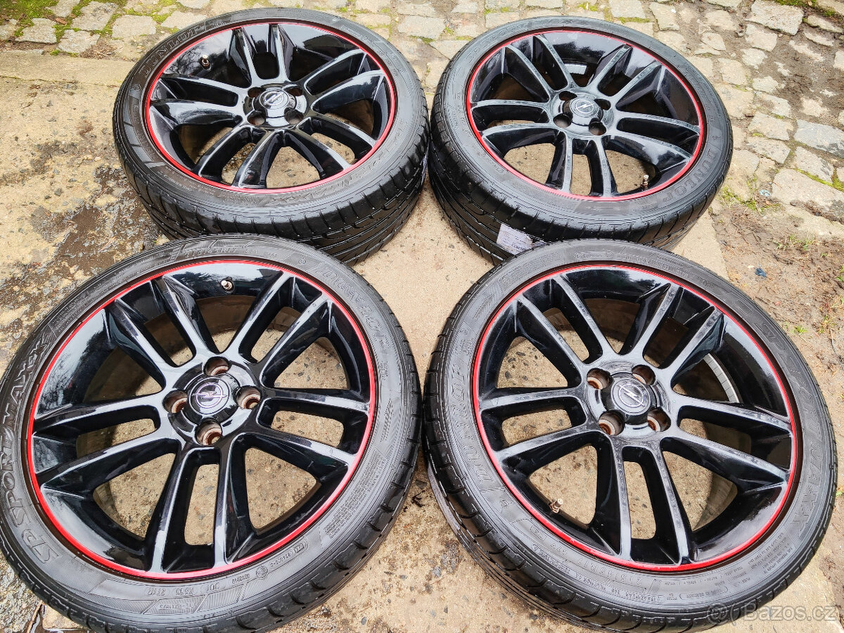 Letní sada Opel Adam Corsa 4x100 r17 Dunlop 215/45/17