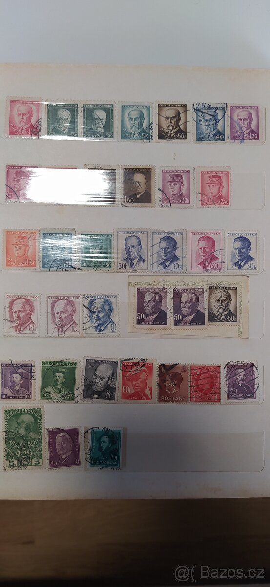 Prodám známky viz foto