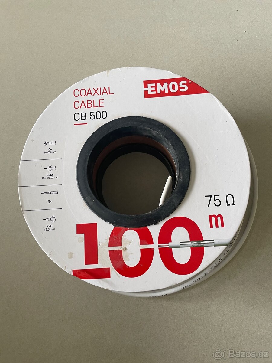 Koaxiální kabel Emos CB500