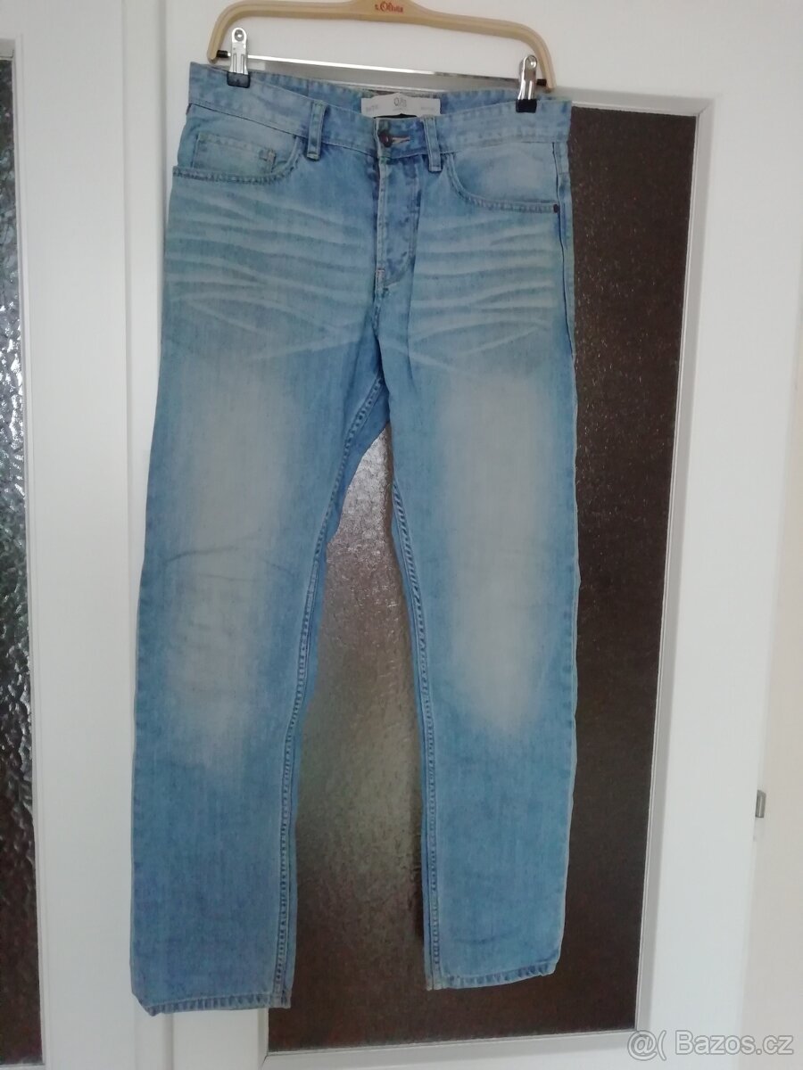 Q/S s.Oliver pánské rifle Pete regular fit modré