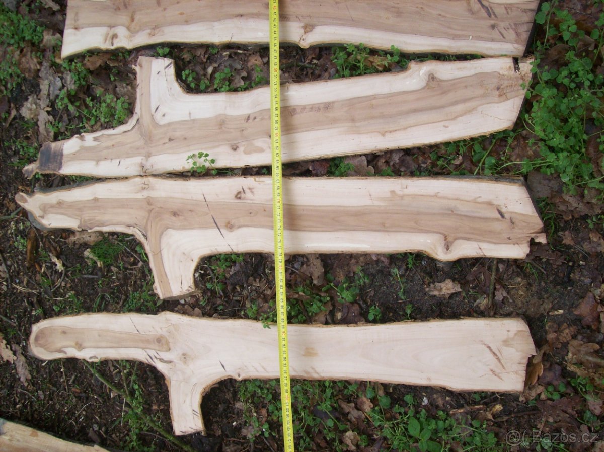 Jabloňová prkna, síla 2,5cm, dřevo jabloň,