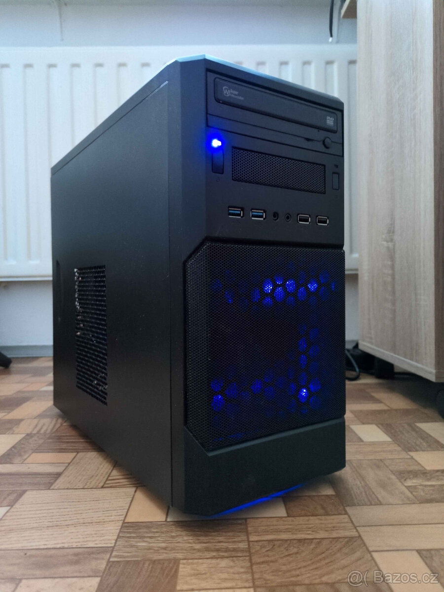 Starší herní PC (AMD 4x3.7GHz, 16GB RAM, R7 370 4GB, SSD)