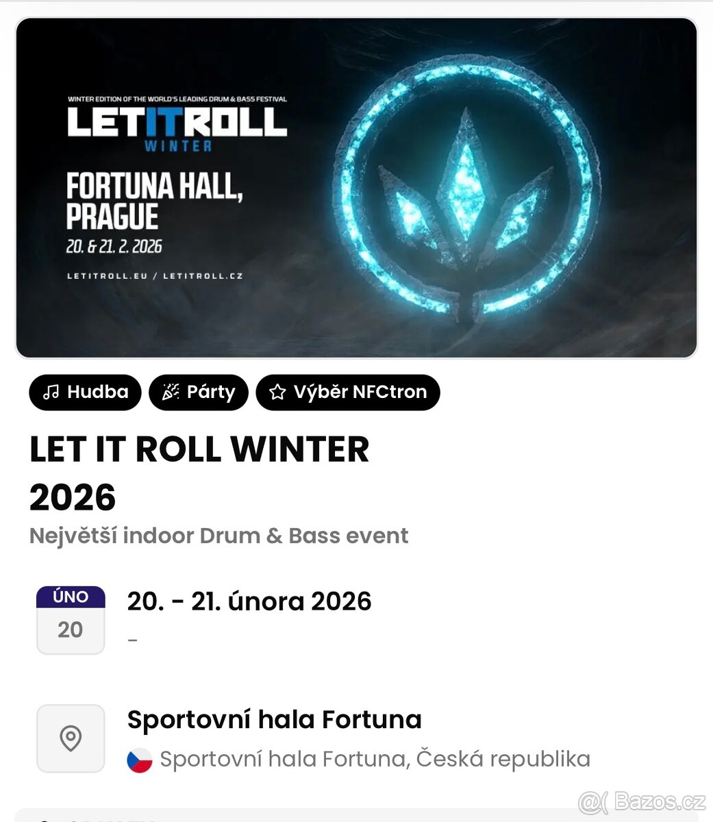 Lístky na Lett it Roll 2026 - Winter