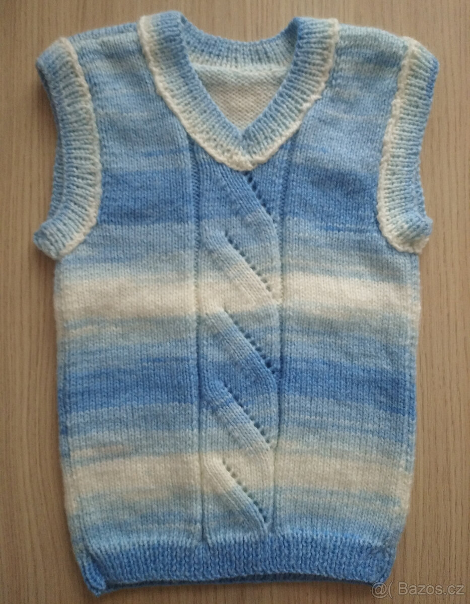 Chlapecká pletená vesta vel.98
