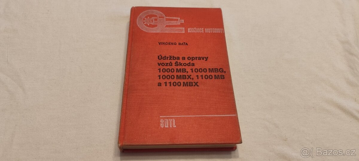 ŠKODA 1000 MB / 1100 MB údržba a opravy manuál veterán Š1000