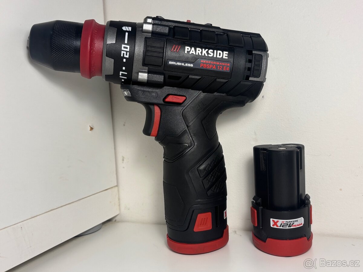 Nový aku šroubovák Parkside Performance PBSPA 12 E4
