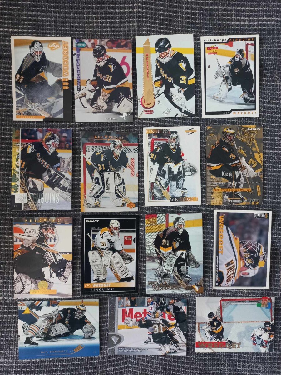 Ken Wregget hokejové karty lot