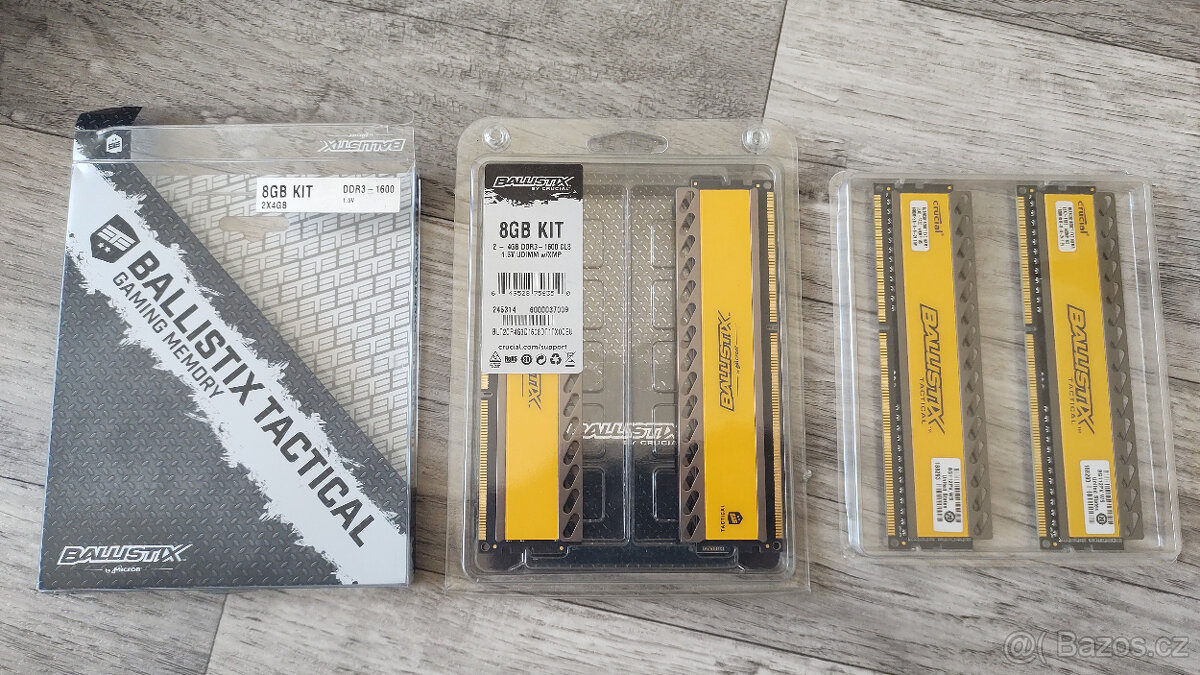 DDR3 crucial ballistix tactical 4x4GB