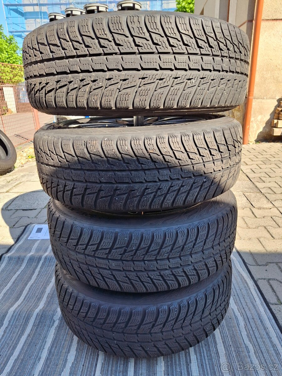 4xalu kola 5x114,3 r17 + pneu 215/65 R17