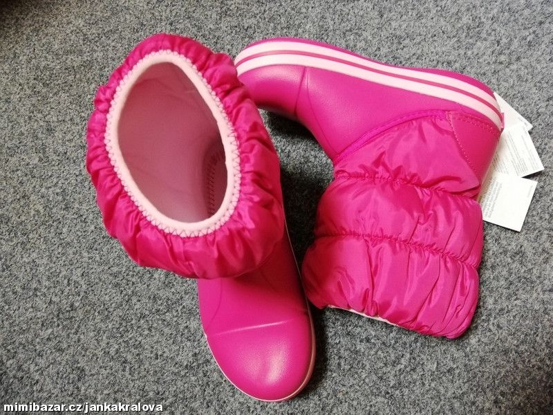 Dívčí zimní boty Crocs Puff-nové-27/28, 32/33, 33/34