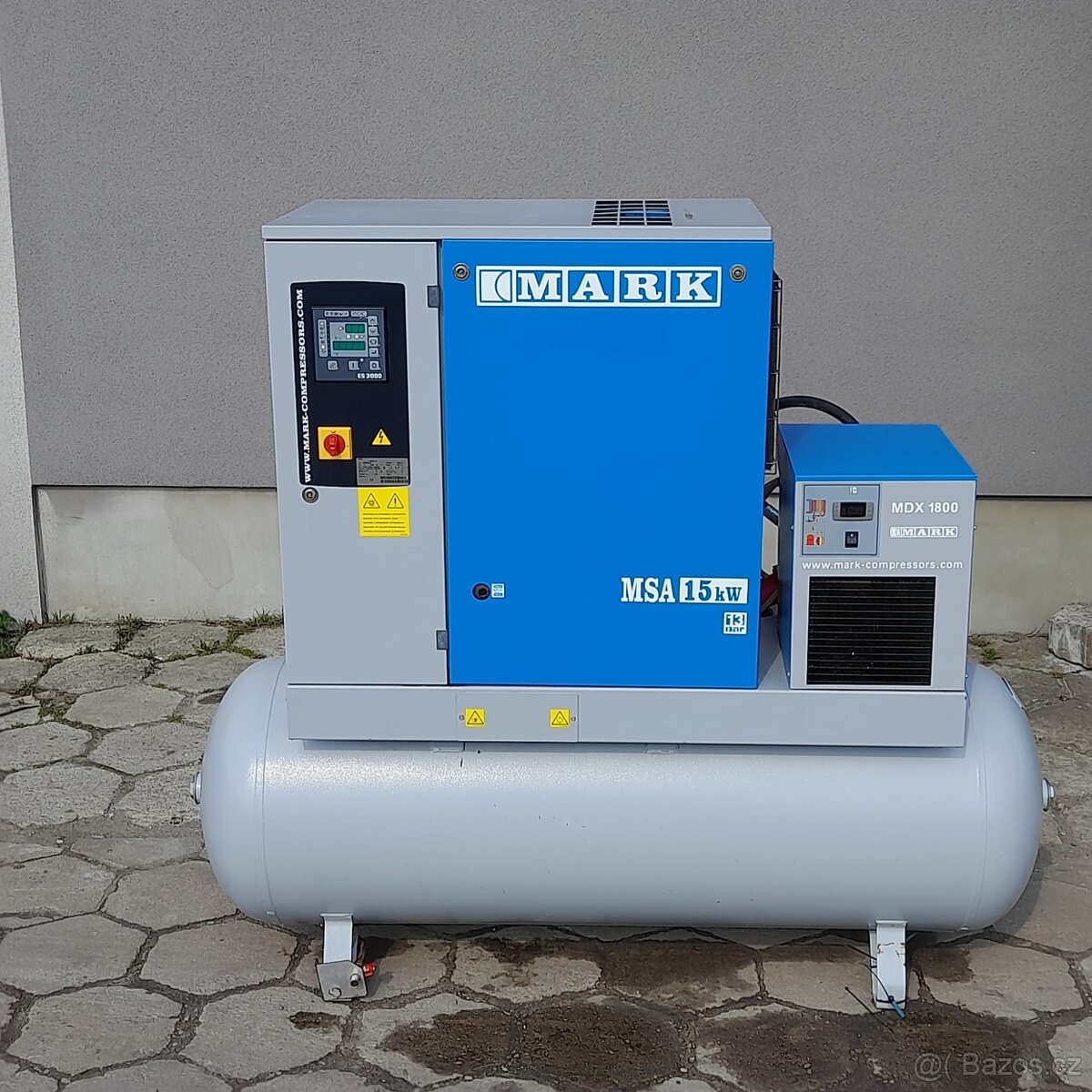 Mark MSA 15 15kw 13bar nádrž + odvlhčovač vzduchu