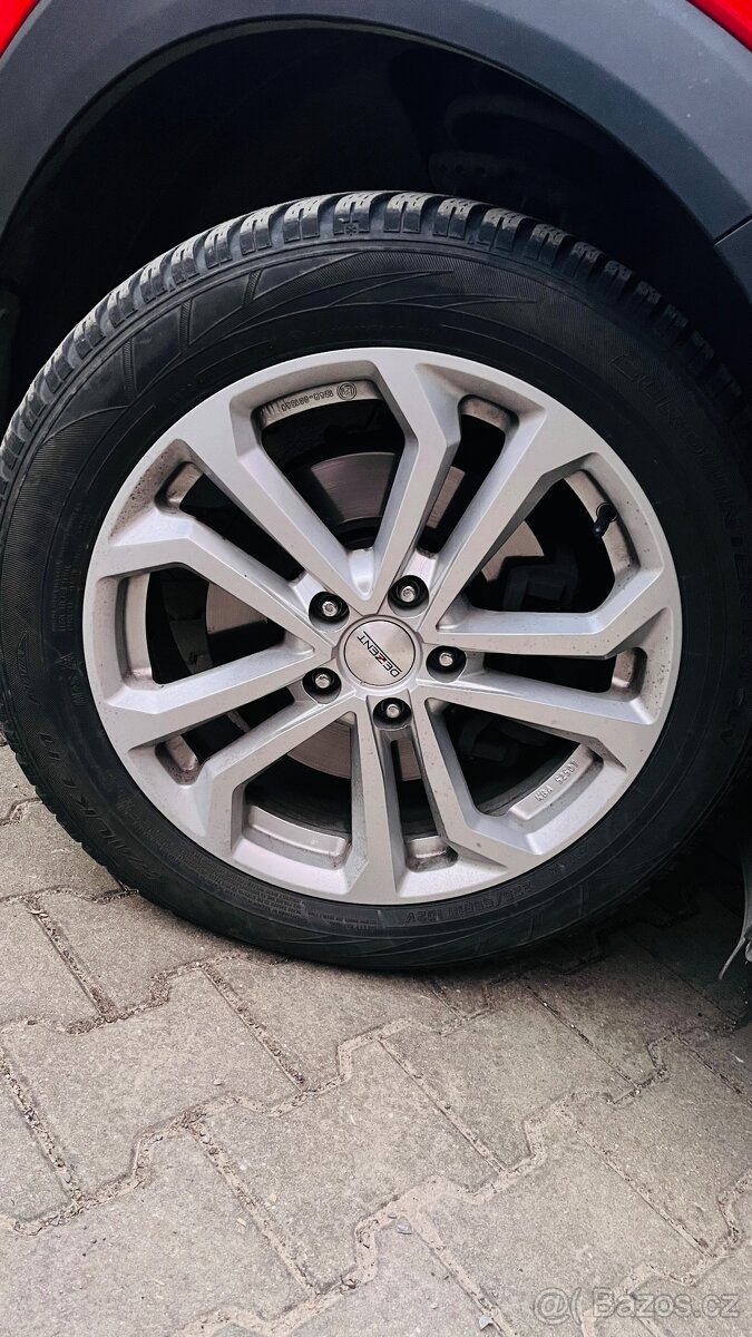 Sada Alu Kol Hyundai Tucson R17 a R18 , 114.3x5, TPMS