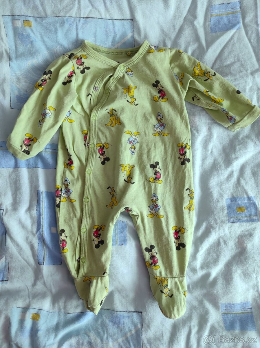 Kojenecký zelený overálek Mickey, vel. 62