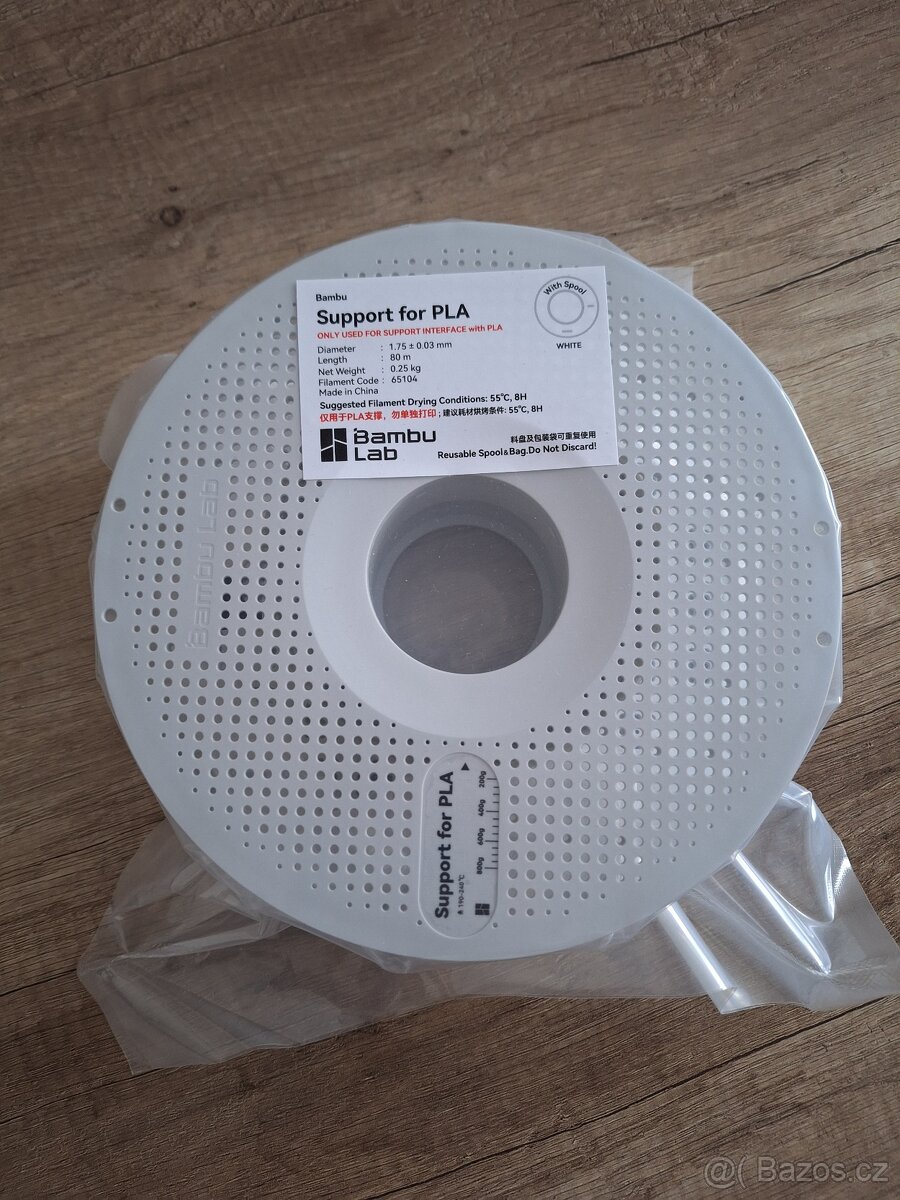 Bambu Lab Support for PLA White, Cívka (250 g)