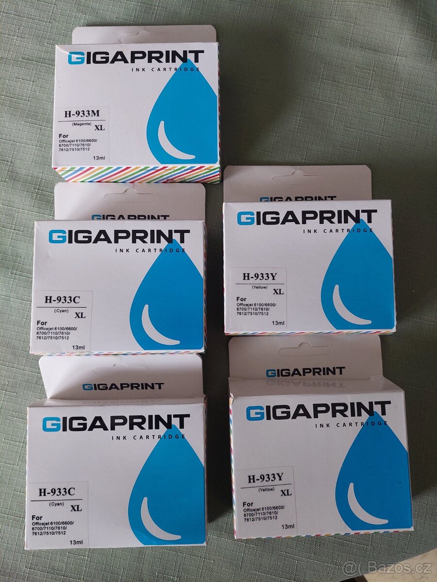Carteidge do tiskarny HP 933 XL a 963XL cerna