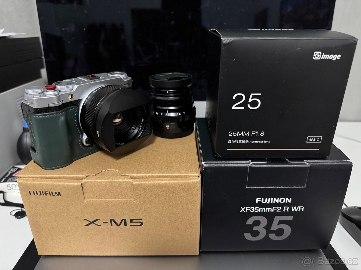 Fujifilm X-M5 + Fujinon Xf 35mm f2 + SGimage 25mm f1.8