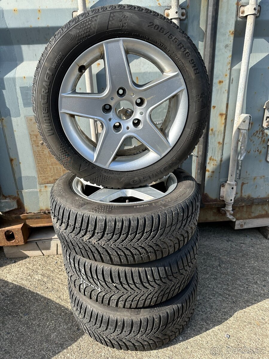 Zimní komplet 16¨ BBS rozteč 5 X 120