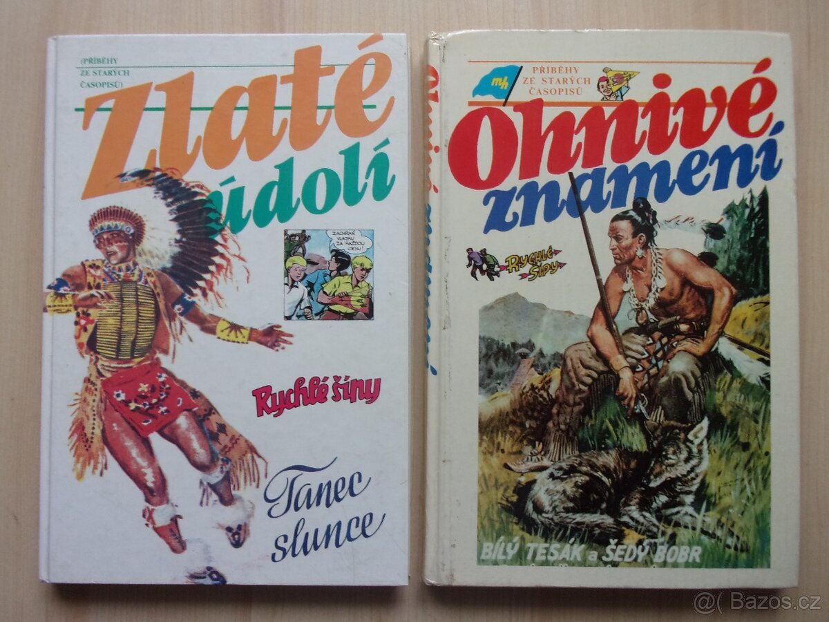 ZLATÉ ÚDOLÍ, OHNIVÉ ZNAMENÍ - příběhy ze starých časopisů