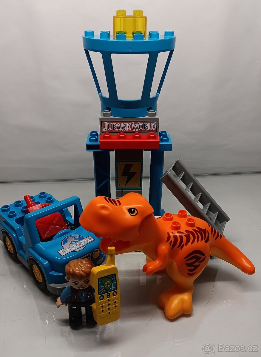 Lego duplo 10880 Jurský svět T rex a věž