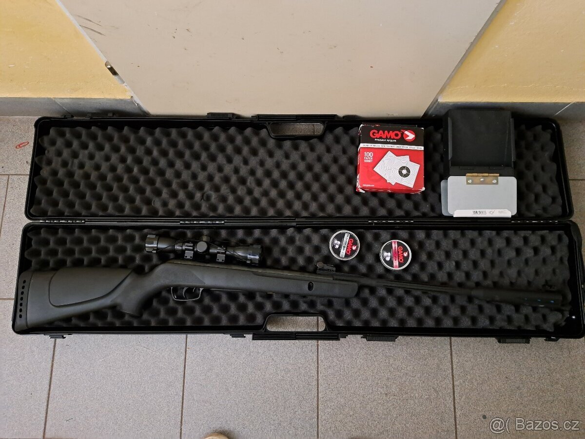 Vzduchovka Gamo Quiet Cat SET 4,mm - NOVÁ