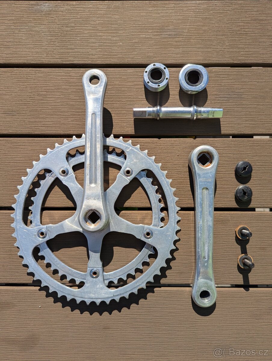 Kliky Walter s osou a miskami Shimano