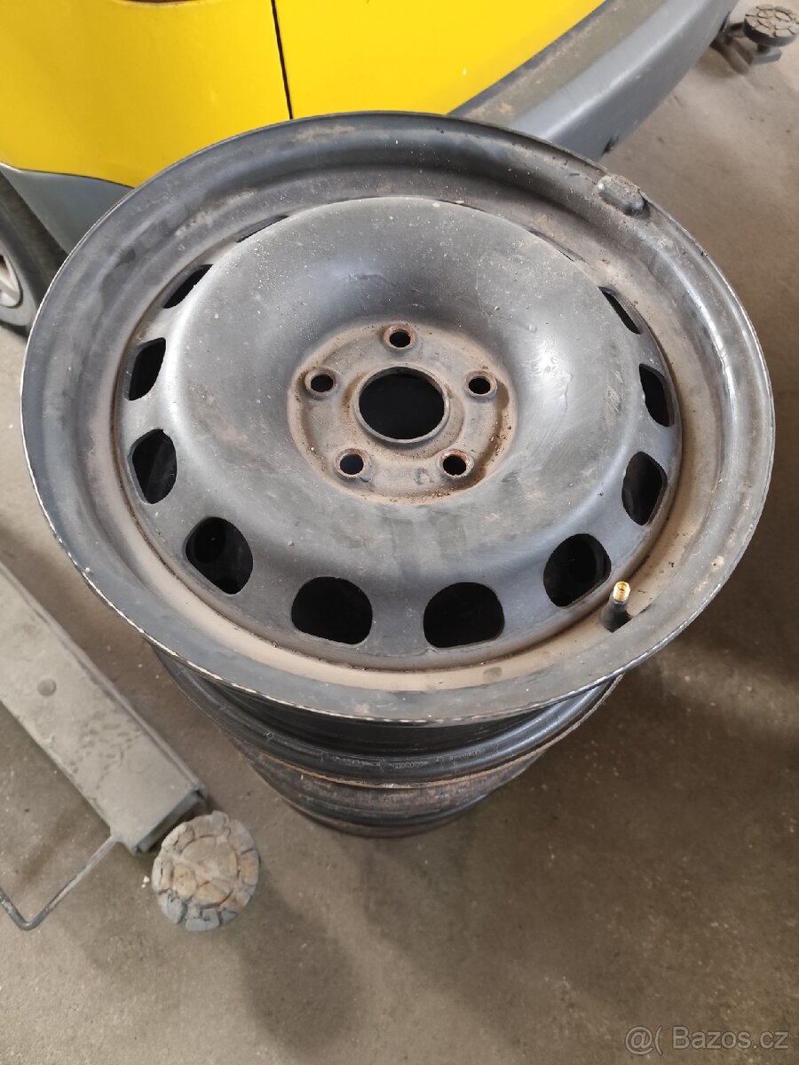 Plechové disky sada 4kusy 7j 16"