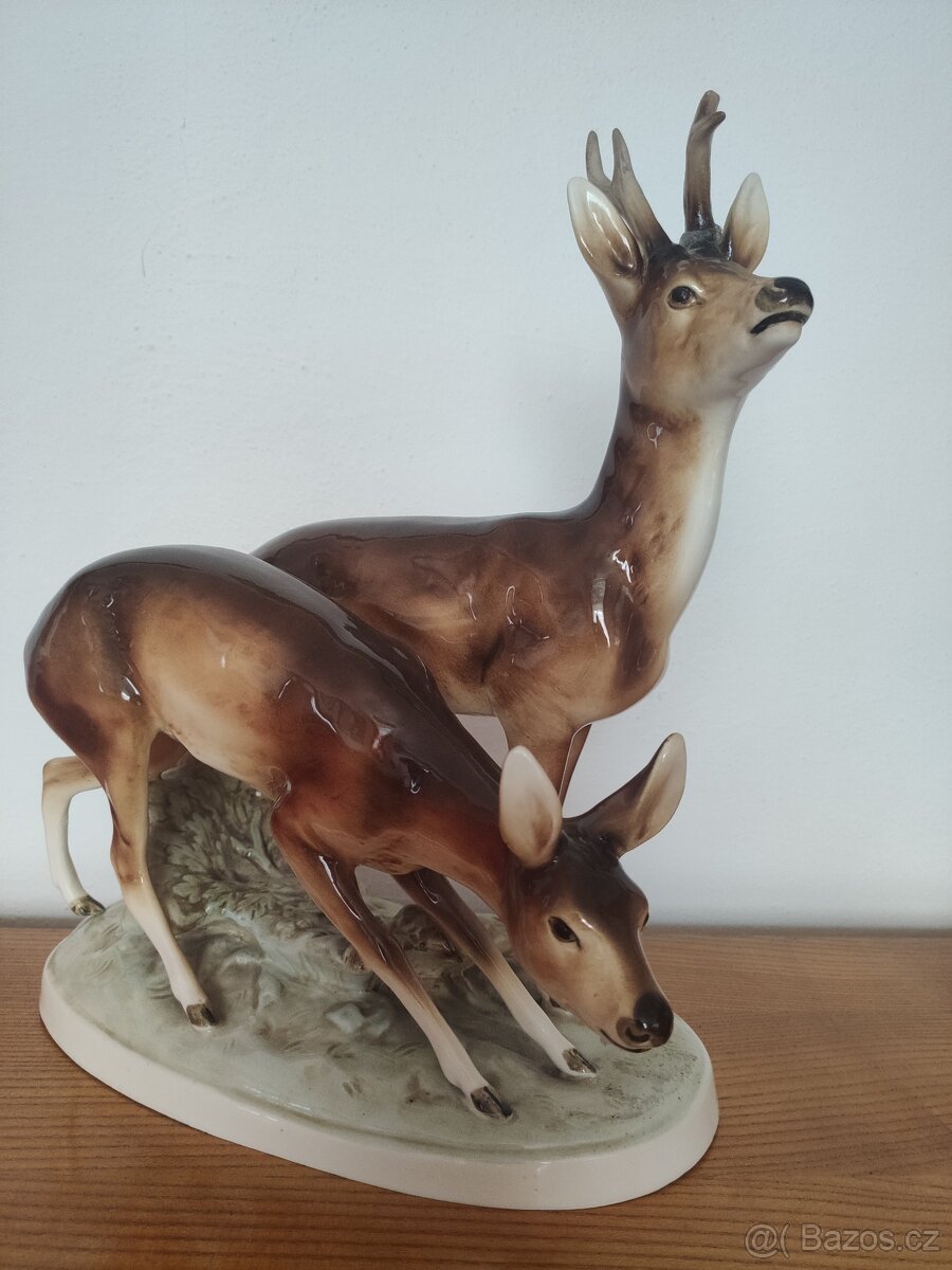 Soška srnec a srnka