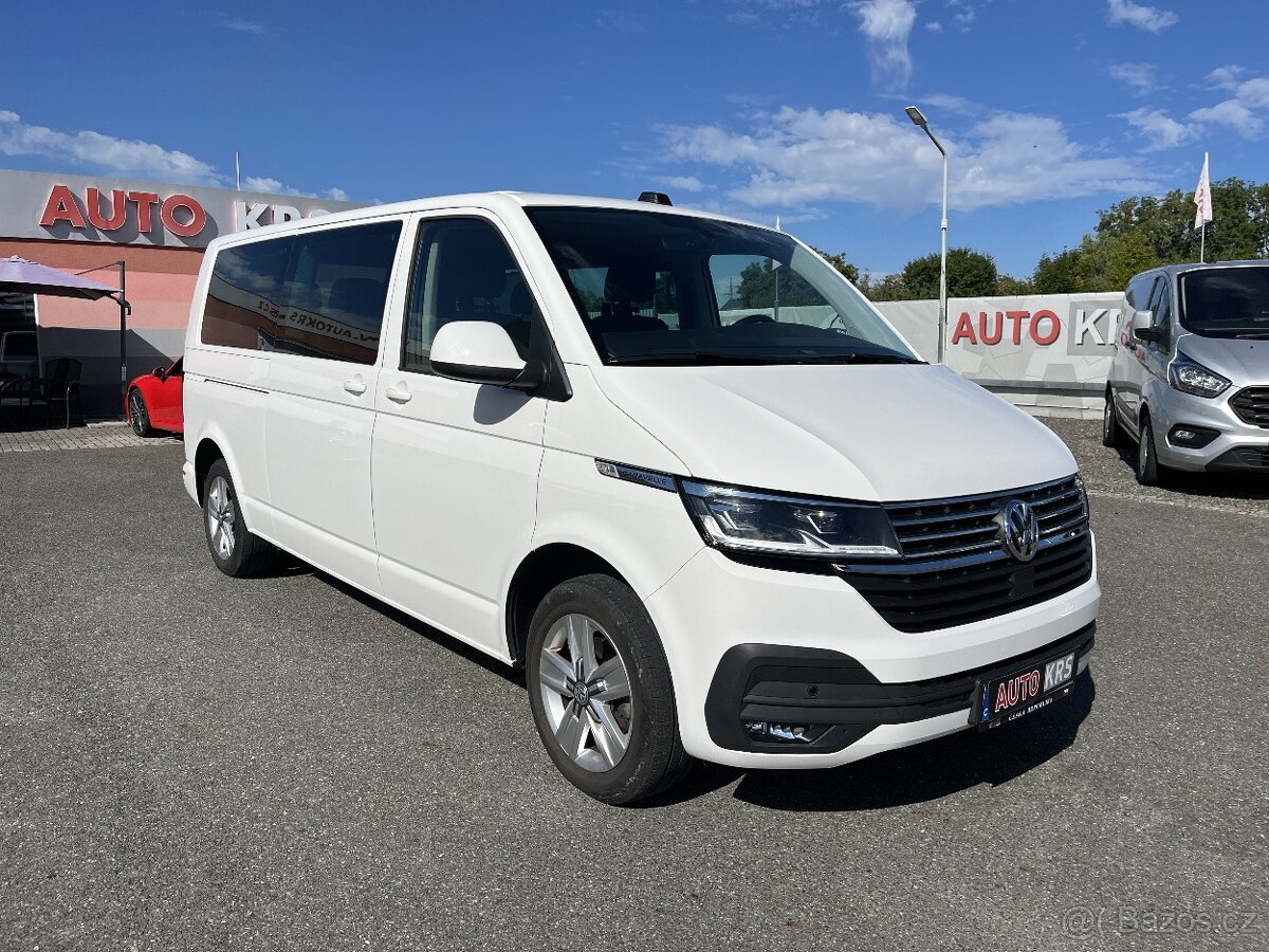 VW Caravelle T6  2,0TDi Long,2x Šoup. jen 66TKM,Koup v ČR,