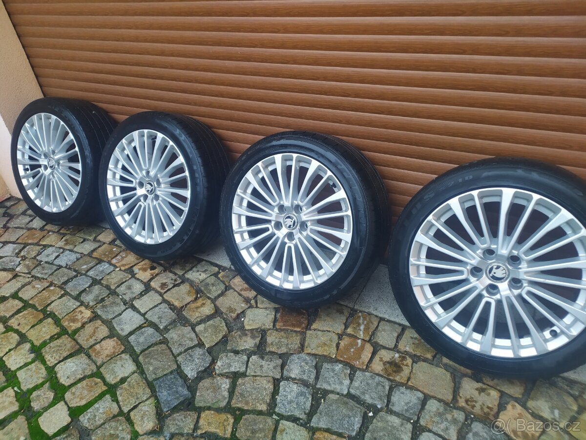 Alu kola Audi A6 8.0Jx18H2 Et39 5x112 Škoda VW