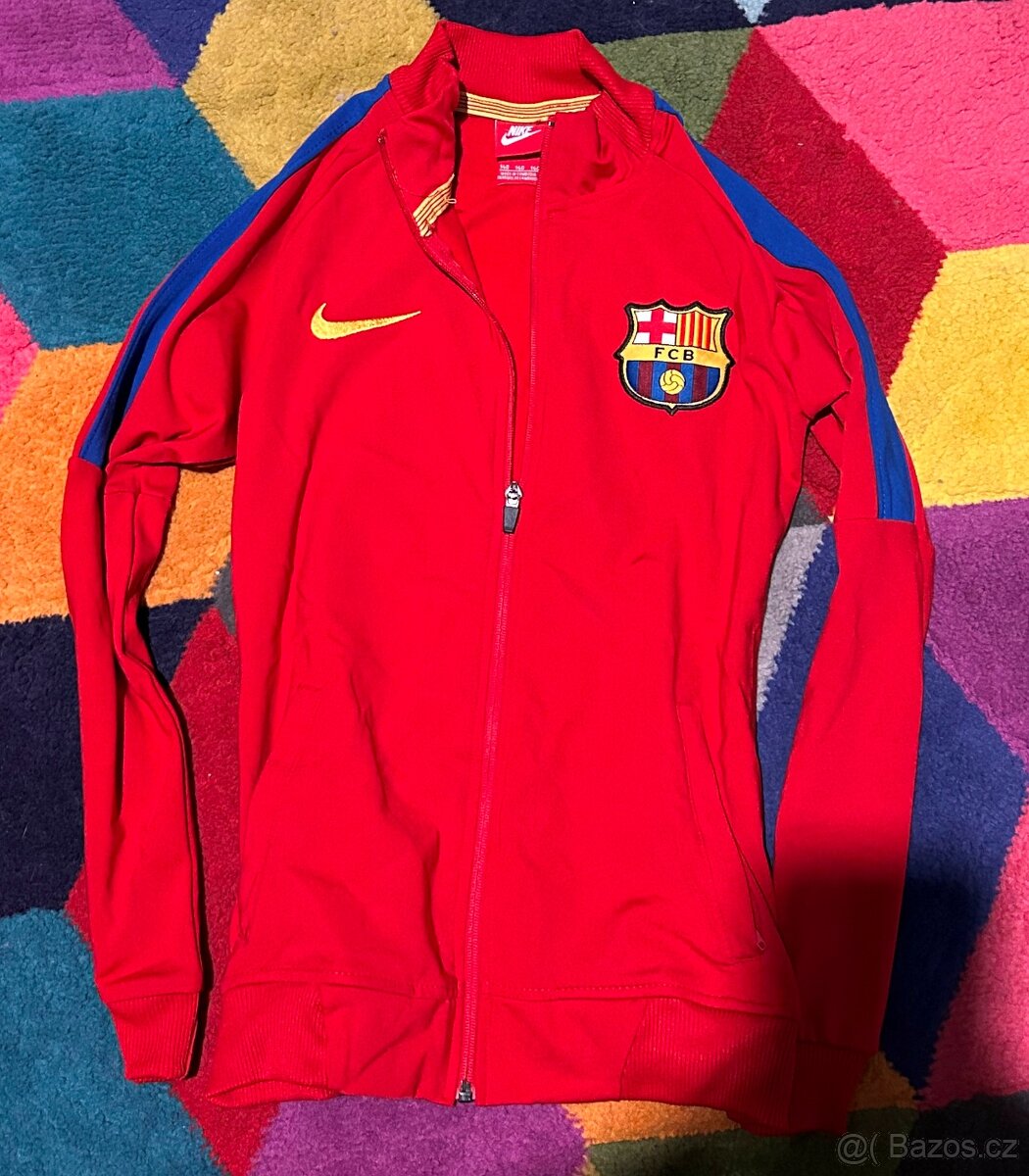 NIKE  SPORTOVNÍ CHLAPECKÁ MIKINA FCB 140 🤩 
