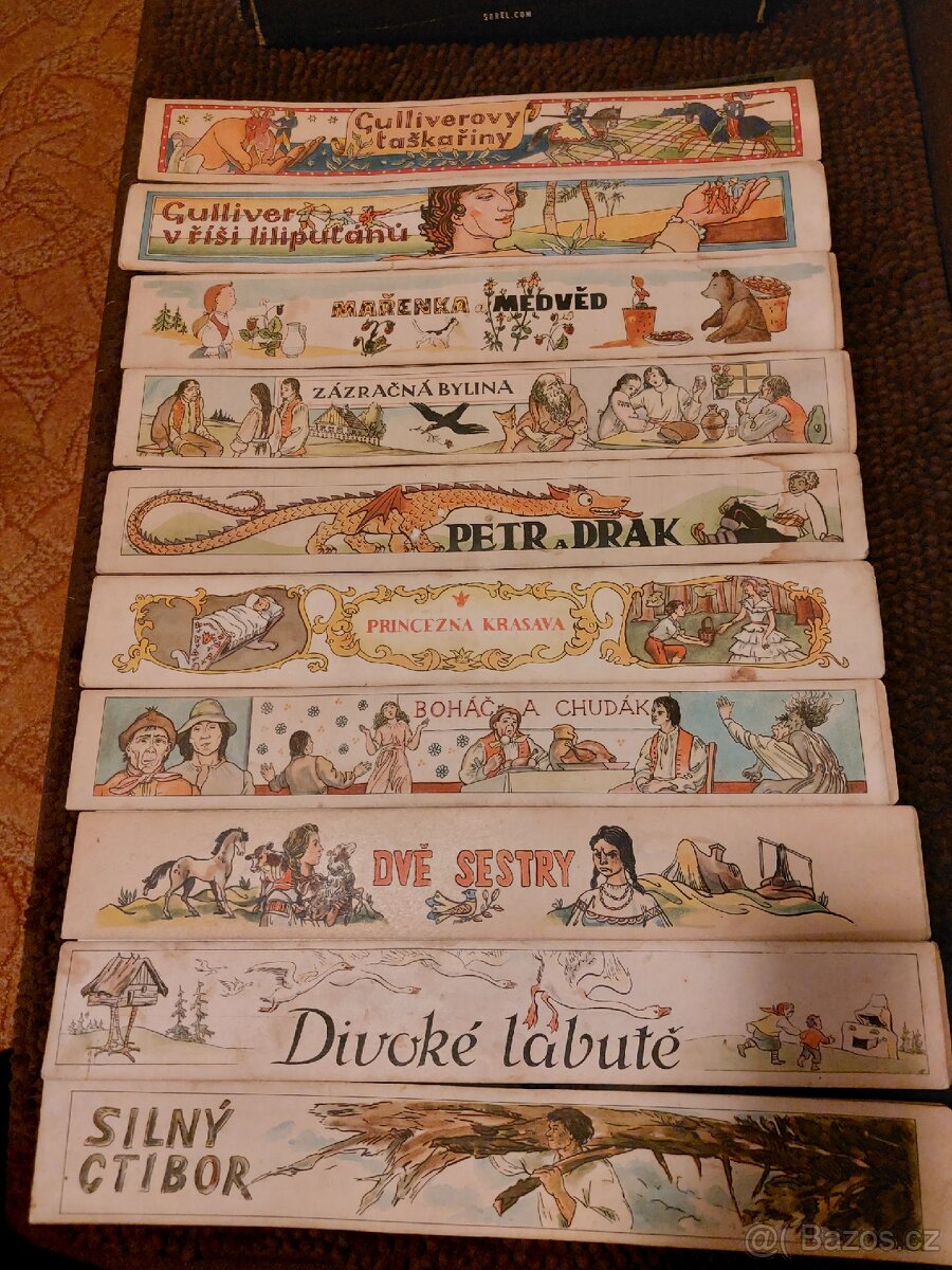 Staré pohádky do promítačky.