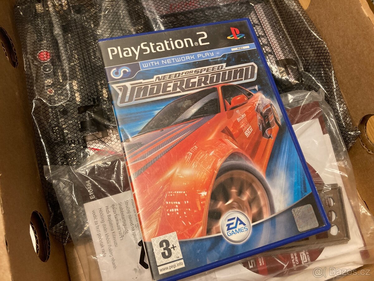 Need for Speed Underground, PS2, český přebal