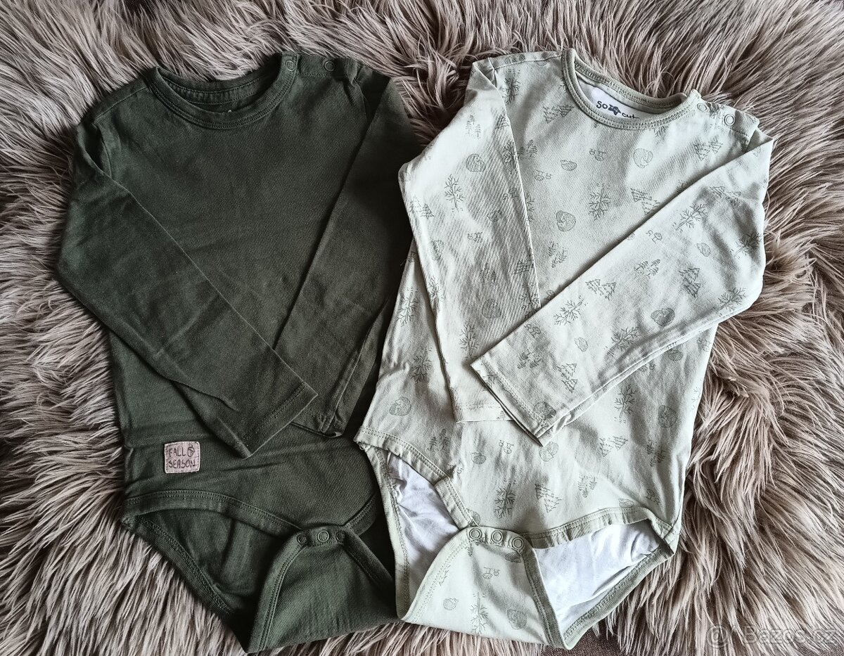 Body s dlouhým rukávem vel. 92-98