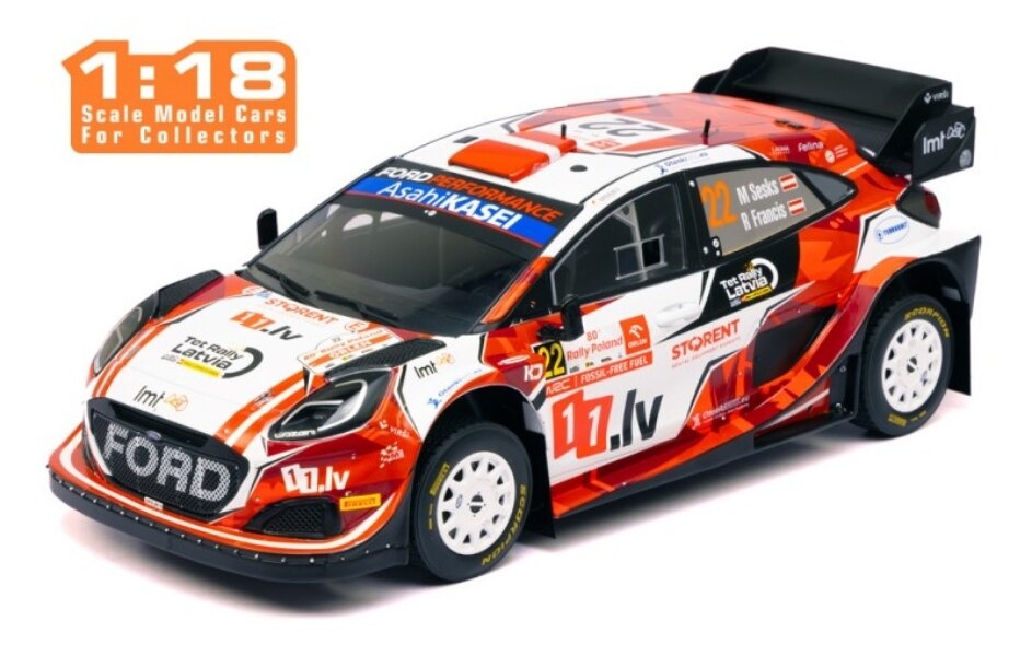 Modely Ford Puma Rally1 1:18 IXO