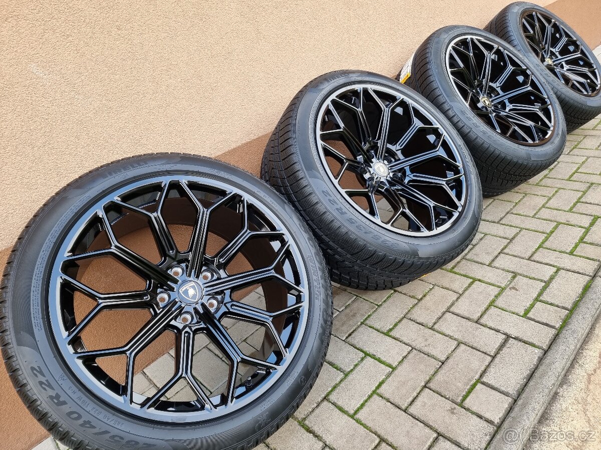 22″ 5×130 LAMBORGHINI URUS + PIRELLI zimné NEW