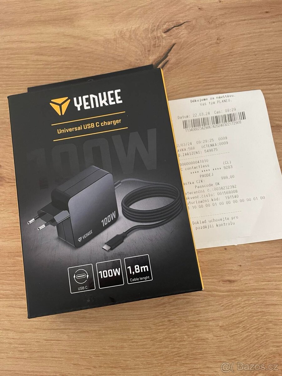 Nabijecka Yenkee YAU C100 USB C