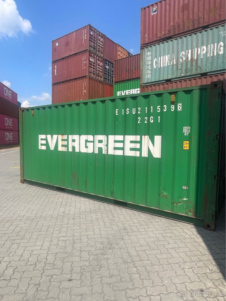 Námořní kontejner 6m (20”) - POUŽITÝ - PRODEJ