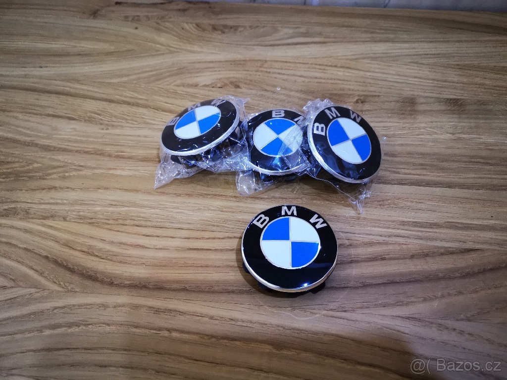 středové krytky BMW 56mm modré černé bílé poklicka