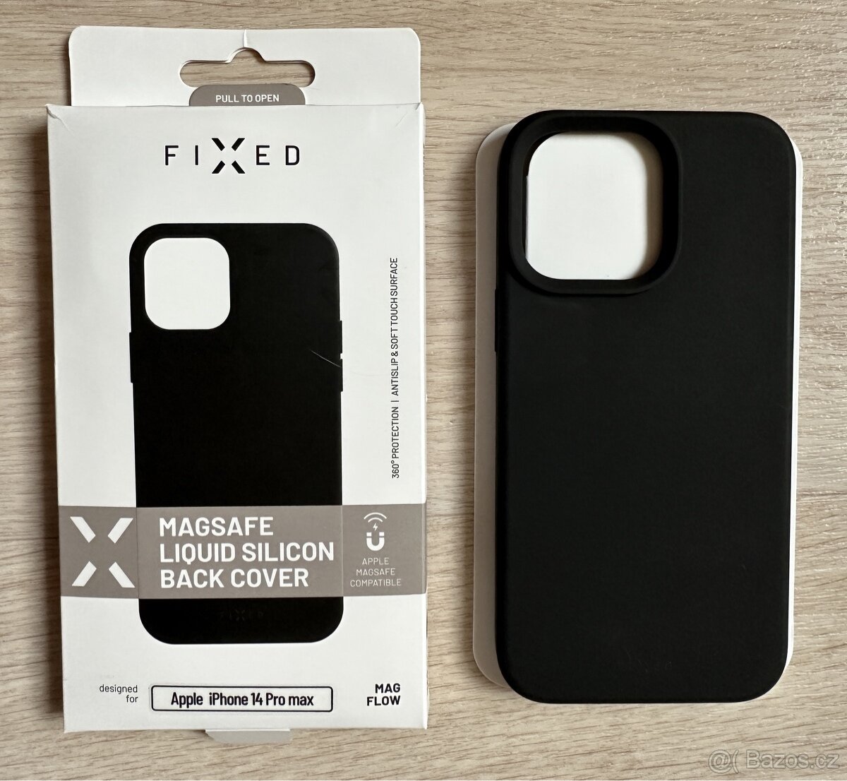 Zadní kryt FIXED MagFlow černý iPhone 14 Pro Max