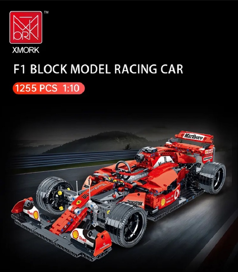 Stavebnice závodní auto F1 kompatibilní s LEGO