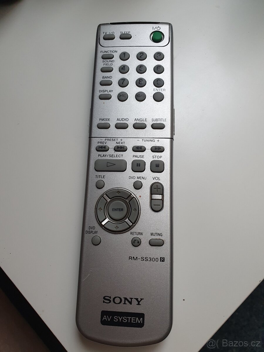 SONY RM-SS300 AV SYSTEM dálkový ovladač