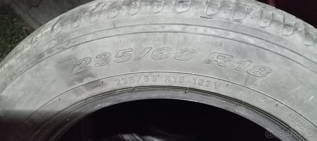235/60 R18 letní sada pirelli
