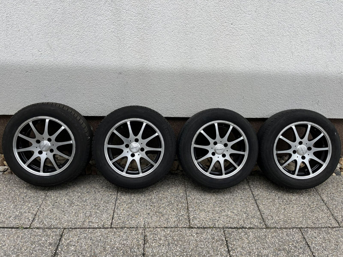 ALU 4x108, 15" + letní 185/60/R15 , CITROEN, PEUGEOT