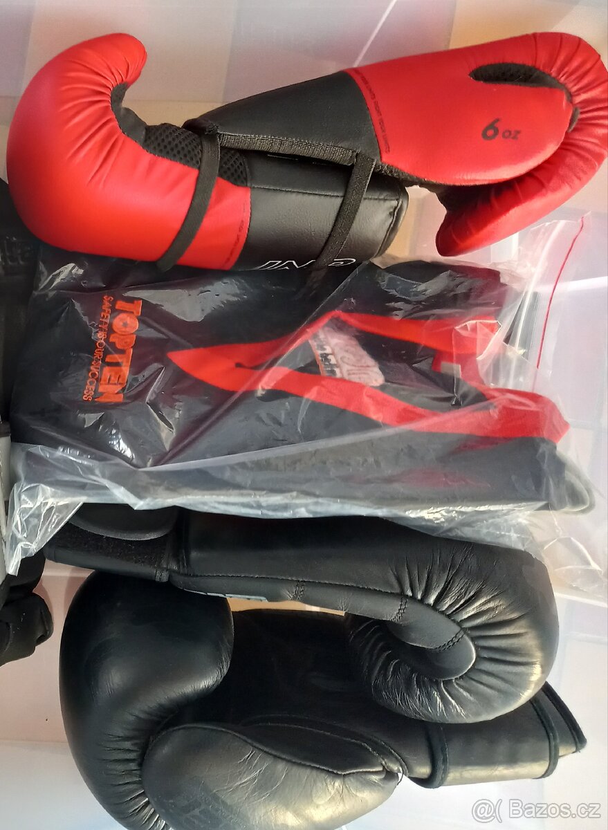Chrániče a boxeraké rukavice Fighter, OUTSHOCK