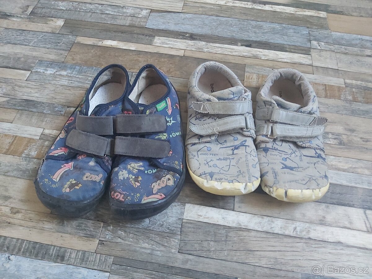 Pláťáky boty kecky Froddo+Beda barefoot vel 33