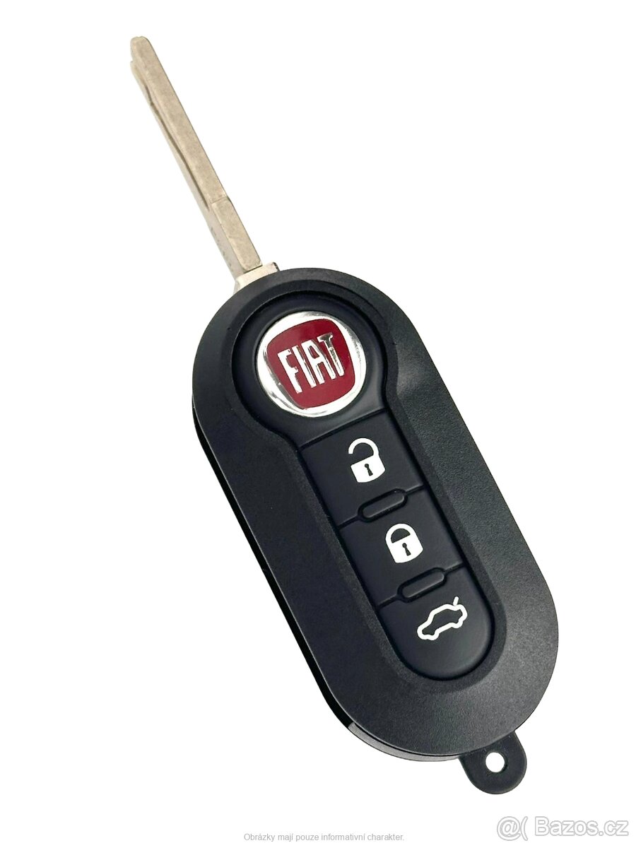 Originální Fiat 500 / Doblo / Florino - Dálkový klíč